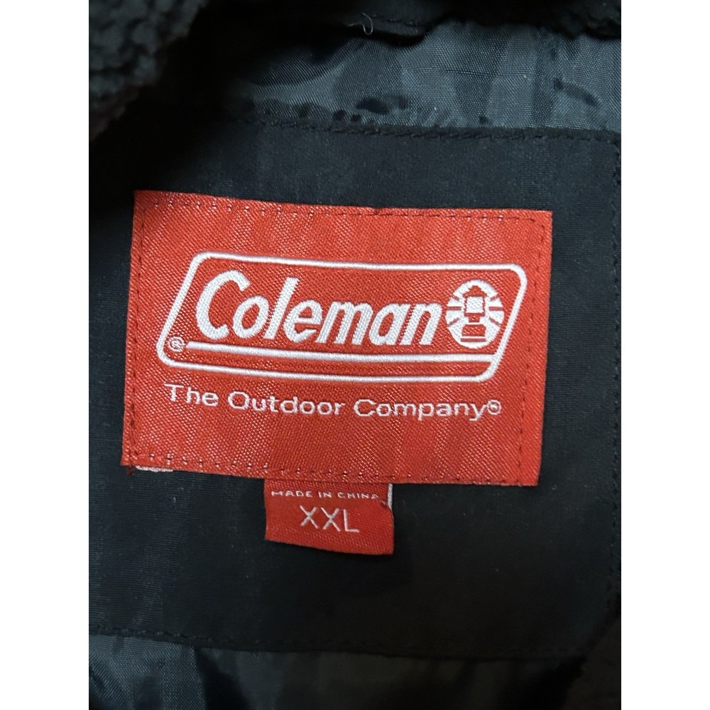 Coleman Puffer Vest Jacket Black Size XXL - Picture 4 of 7
